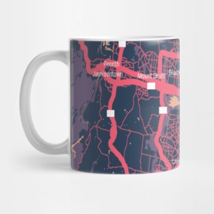 Sydney colour map Mug